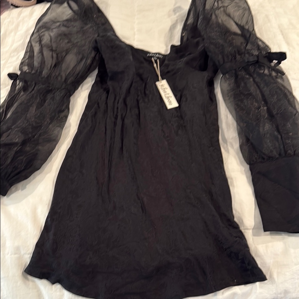 Sheer Black Top for love and lemons